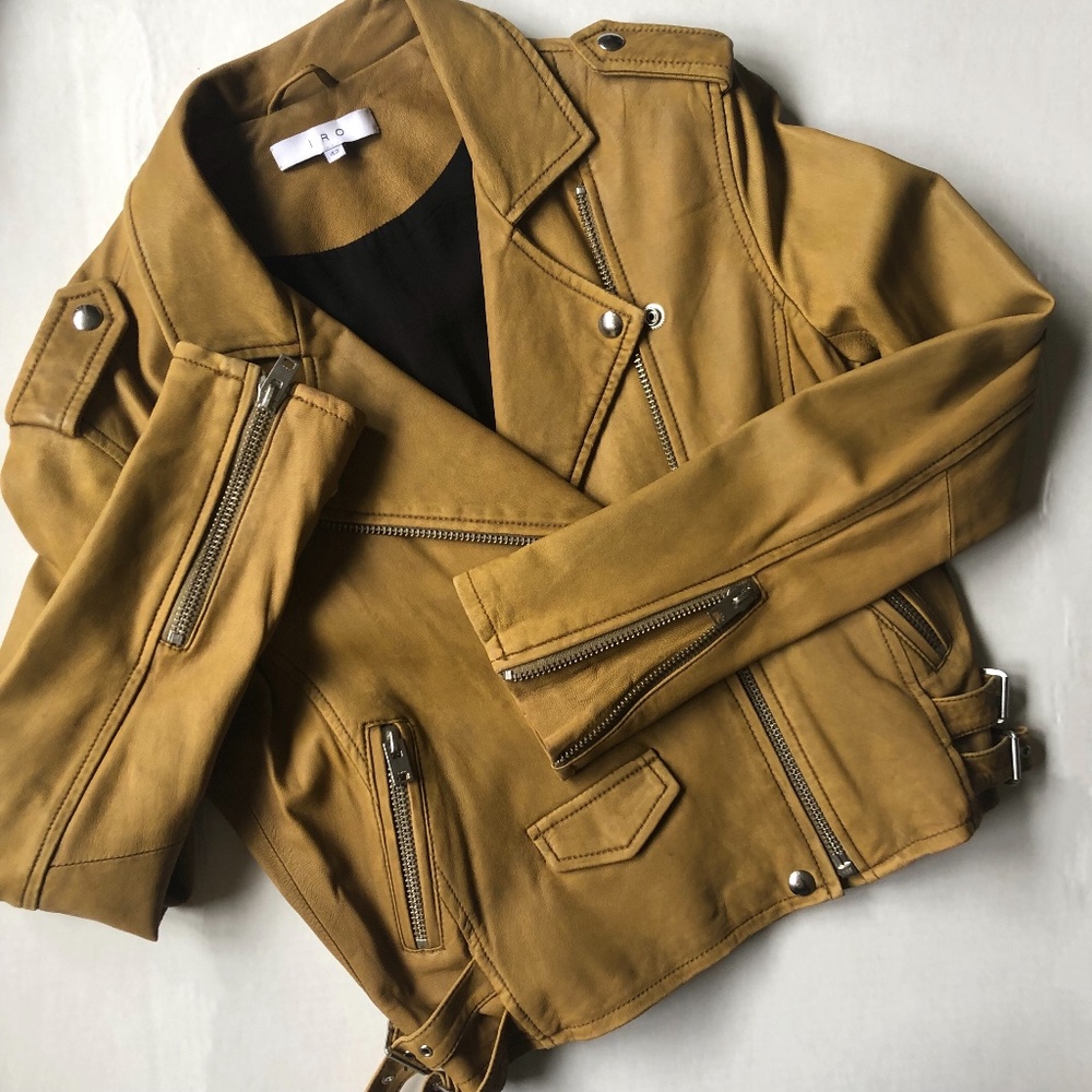 NEW, Never worn, IRO Asheville Leather Moto Jacket